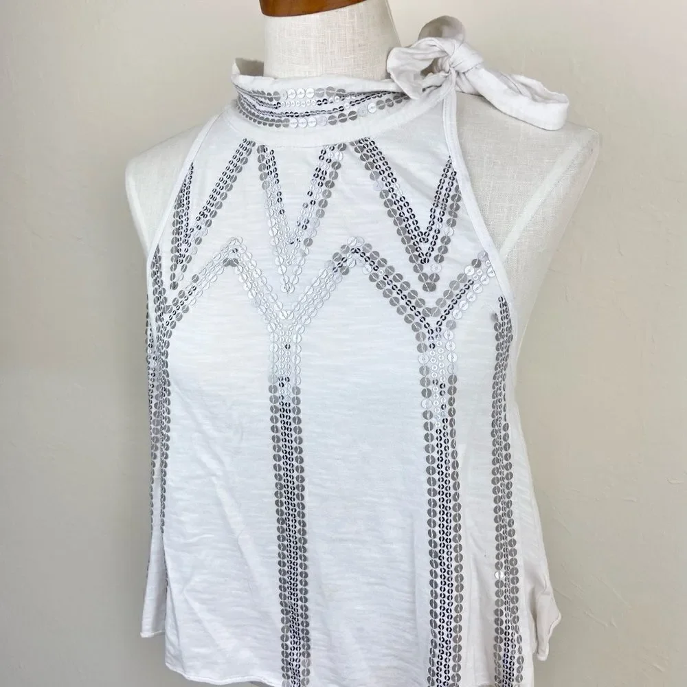 Free People Glitter City Sequin Tank - Picture 3 of 7